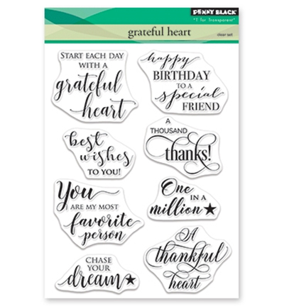 30-467 - Penny Black - Grateful Heart - Amour, amitié