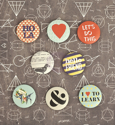 569532 - Prima Marketing - Flair Buttons 8st. - Buttons