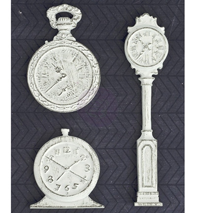 569969 - Prima Marketing - (3) RESIN - CLOCKS - Resin