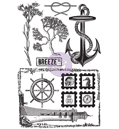 573140 - Prima Marketing - Cling Stamp Sea Shore - Cling Stamp