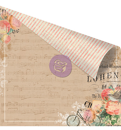 813499 - Prima Marketing - Double sided paper-Love Melodies - 12"x12" Paper