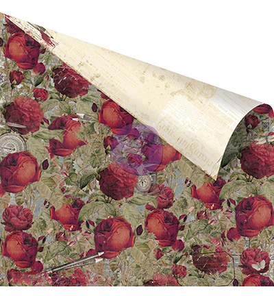813765 - Prima Marketing - Double sided paper-Roses Are Red - 12"x12" Paper