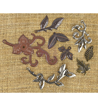 961046 - Prima Marketing - Mechanicals-Leaves 2 - Vintage mechanicals