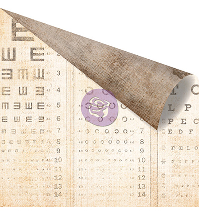 990022 - Prima Marketing - Double sided paper-Les Yeux - 12"x12" Paper