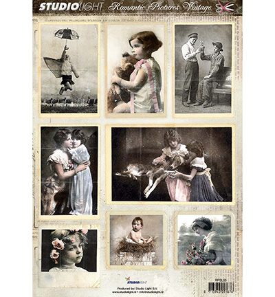 RPSL35 - StudioLight - Romantic Picture nr.35 - A4 Papier Die Cut