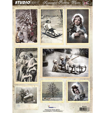 RPSL36 - StudioLight - Romantic Picture nr.36 - A4 Papier Die Cut