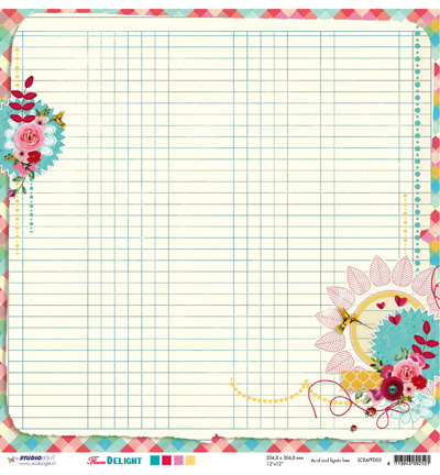 SCRAPFD03 - StudioLight - Flower Delight nr.03 - Scrap