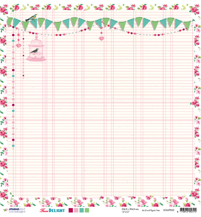 SCRAPFD02 - StudioLight - Flower Delight nr.02 - Scrap