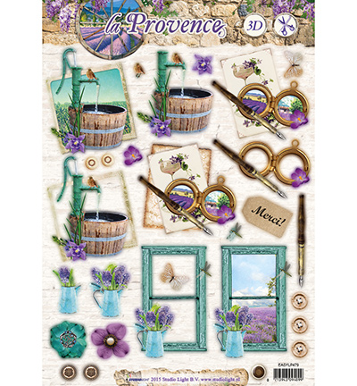 EASYSPL479 - StudioLight - La Provence nr.479 - A4 Papier Die Cut