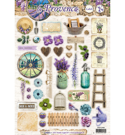 EASYSPL480 - StudioLight - La Provence nr.480 - A4 Papier Die Cut