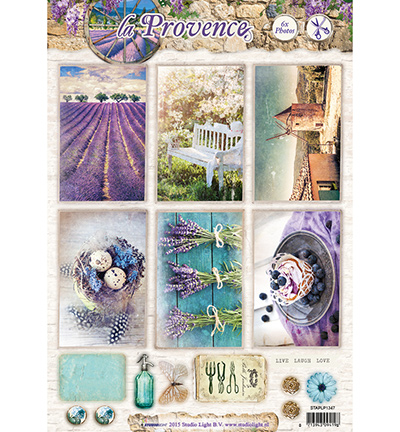 STAPLP1347 - StudioLight - La Provence nr.1347 - A4 Etape par étape
