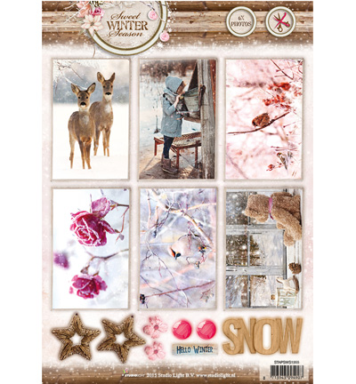 STAPSWS1355 - StudioLight - Sweet Winter Season nr.1355 - A4 Etape par étape