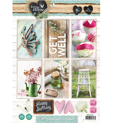 STAPLH1357 - StudioLight - Love & Home nr.1357 - A4 Etape par étape