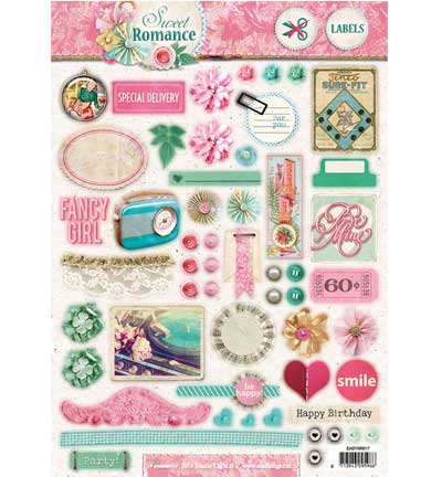 EASYSR517 - StudioLight - Sweet Romance nr.517 - A4 Papier Die Cut