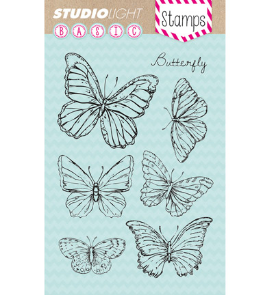 STAMPSL135 - StudioLight - Butterfly nr.135 - Stamps Basics