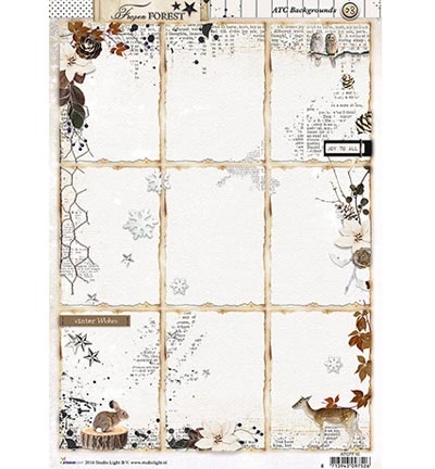 ATCFF10 - StudioLight - Frozen Forest nr.10 - ATC cards