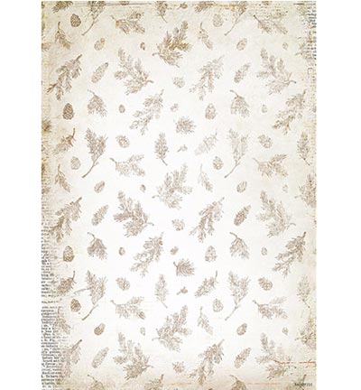 BASISFF225 - StudioLight - Frozen Forest nr.225 - Papier de base A4