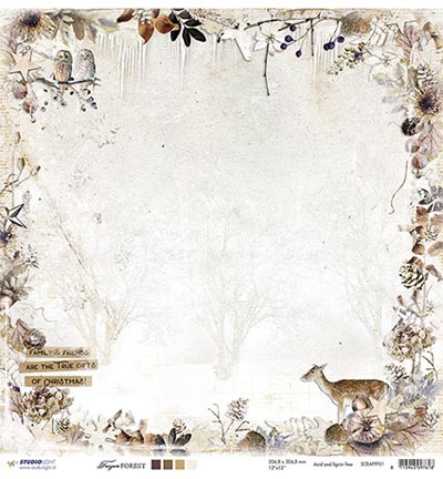 SCRAPFF01 - StudioLight - Frozen Forest nr.01 - Scrap