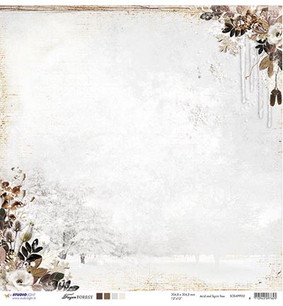 SCRAPFF02 - StudioLight - Frozen Forest nr.02 - Scrap