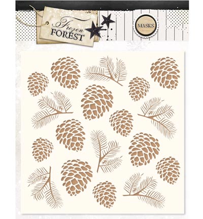 MASKFF04 - StudioLight - Frozen Forest nr.04 - Mask Stencil