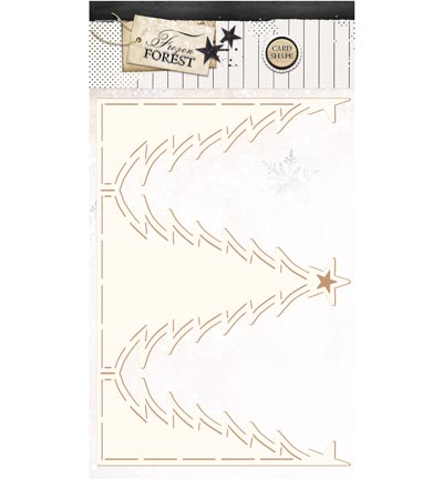 CARDSHAPFF04 - StudioLight - Frozen Forest nr.04 - Plantes, fleurs