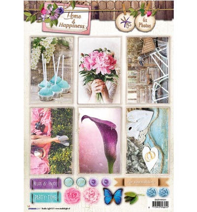 EASYHH541 - StudioLight - Home & Happiness nr.541 - A4 Papier Die Cut