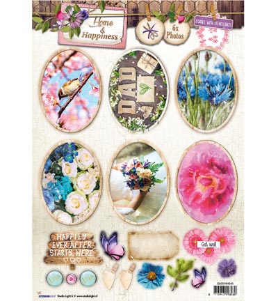 EASYHH545 - StudioLight - Home & Happiness nr.545 - A4 Papier Die Cut