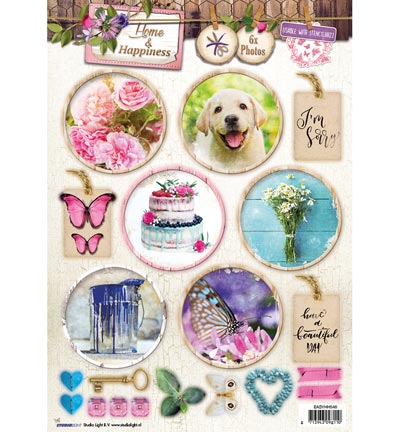EASYHH548 - StudioLight - Home & Happiness nr.548 - A4 Papier Die Cut