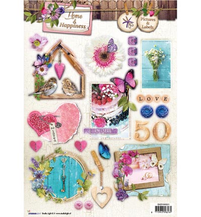 EASYHH551 - StudioLight - Home & Happiness nr.551 - A4 Papier Die Cut