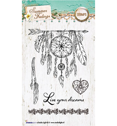 STAMPSF188 - StudioLight - Summer Feelings nr.188 - Stamps Basics A6
