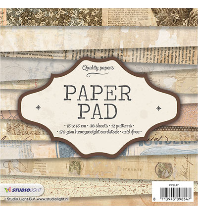 PPSL47 - StudioLight - Paper Pad Blok nr.47 - Paper Pad 15x15cm