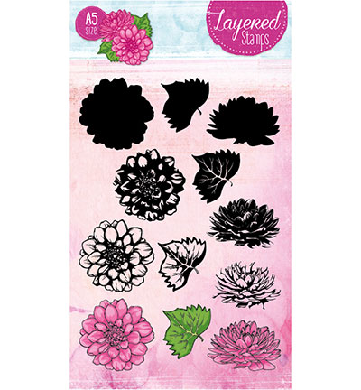 STAMPLS19 - StudioLight - Layered Stamps nr.19 - Fleurs