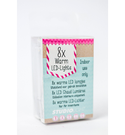 LEDLIGHTS01 - StudioLight - Guirlandes 8 ampoules - Lumières de noel