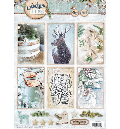 EASYWF594 - StudioLight - Winter Feelings nr.594 - A4 Papier Die Cut