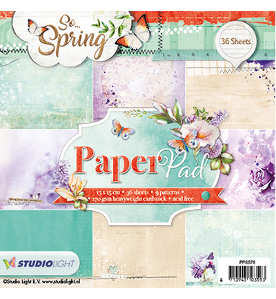 PPSS76 - StudioLight - So Spring, Nr.76 - Paper Pad 15x15cm