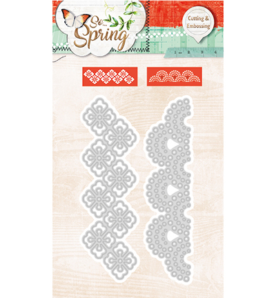 STENCILSS75 - StudioLight - Embossing Die Cut Stencil So Spring Nr.75 - Général