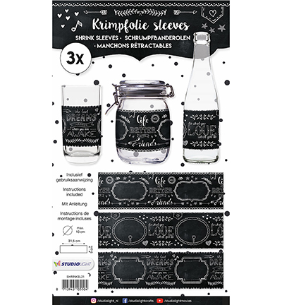 SHRINKSL21 - StudioLight - Sleeves, Chalk nr.21 - Chalk