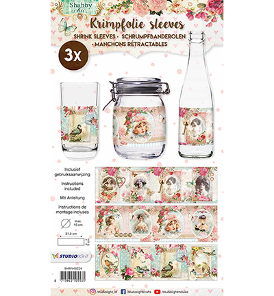 SHRINKSC24 - StudioLight - Sleeves, Shabby Chic nr.24 - Shabby Chic