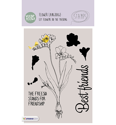STAMPVM19 - StudioLight - Stamp Basics Veer & Moon nr.19 - Tampons Veer & Moon