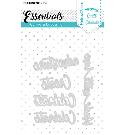 STENCILSL164 - StudioLight - Cutting and Embossing Die Essentials nr.164 - Textes