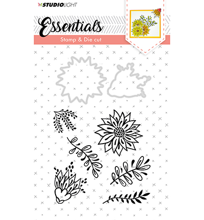 BASICSDC23 - StudioLight - Stamp & Die Cut Essentials nr.23 - Fleurs