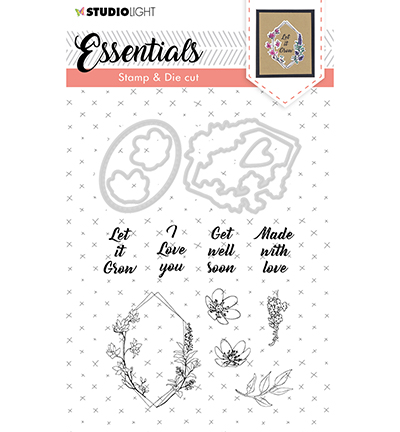 BASICSDC38 - StudioLight - Stamp & Die Cut Essentials nr.38 - Fleurs