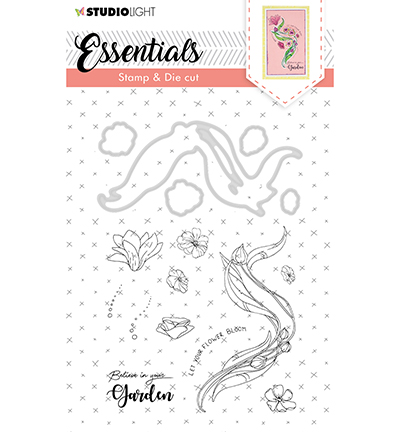BASICSDC39 - StudioLight - Stamp & Die Cut Essentials nr.39 - Fleurs
