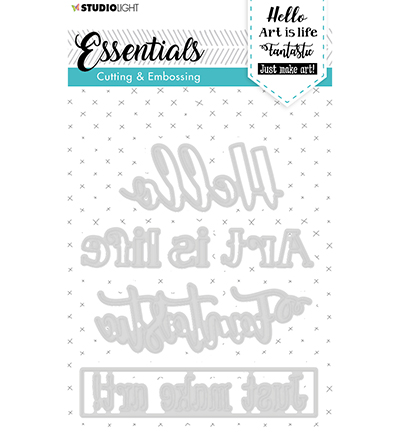 STENCILSL266 - StudioLight - Embossing Die Cut Essentials nr.266 - Textes