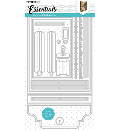 STENCILSL381 - StudioLight - SL Cutting & Emb. Die Journal Essentials nr.381 - 