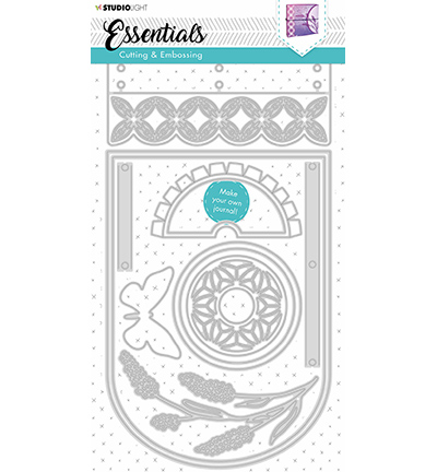STENCILSL382 - StudioLight - SL Cutting & Emb. Die Journal Essentials nr.382 - 