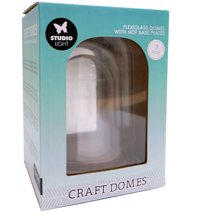SL-ES-DOME01 - StudioLight - SL Plexiglas craft domes 3 sizes Essentials nr.01 - Domes