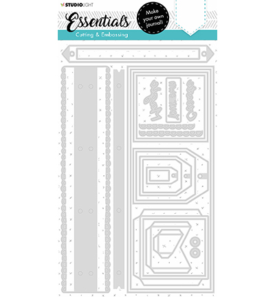 SL-ES-CD101 - StudioLight - SL Cutting Die Slimline journal Essentials nr.101 - Journal cutting dies