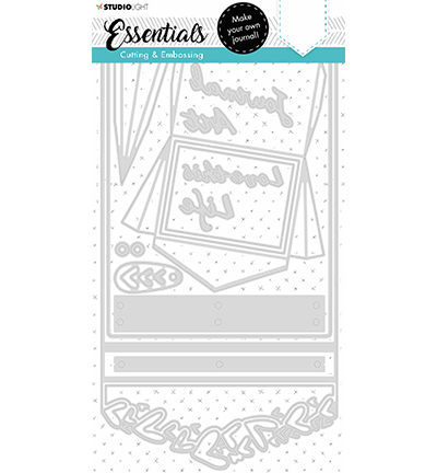 SL-ES-CD102 - StudioLight - SL Cutting Die Travel journal Essentials nr.102 - 