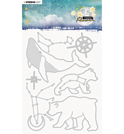 SL-MFL-CD136 - StudioLight - SL Cutting Die Star signs Moon Flower Collection nr.136 - 